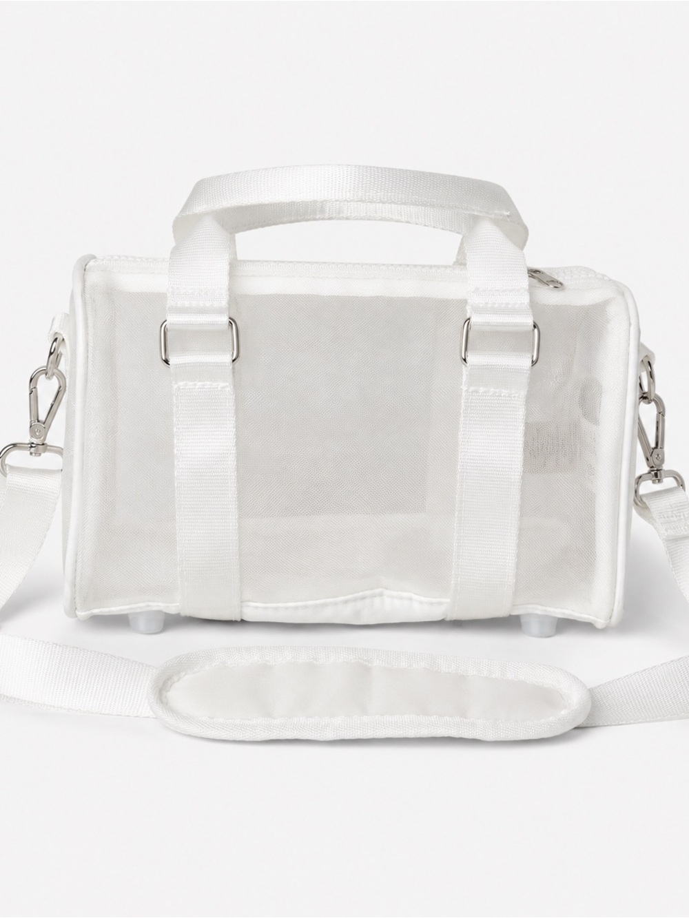 Alo Yoga Mini Sheer Duffle Bag in White